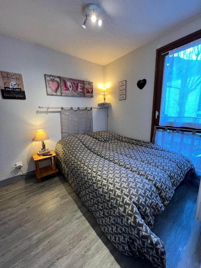 Appt T2 4 Pers Saint Lary Centre Village Parking Exteriör bild